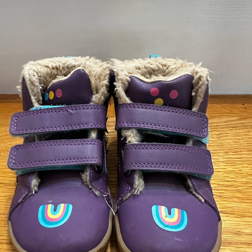 Ten Little Kids Boots - purple